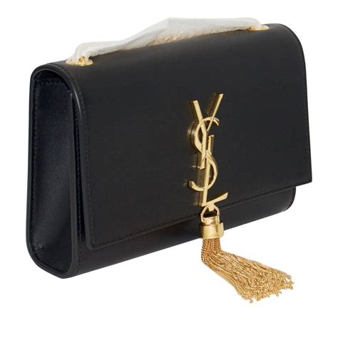 kate small chain bag ysl|YSL black bag with tassel.